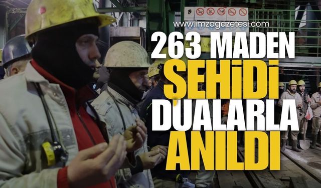 263 Maden Şehidimiz Dualarla Anıldı