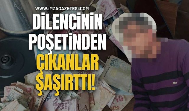 Dilencinin Elindeki Poşette Çıkan Paralar Şaşırttı!