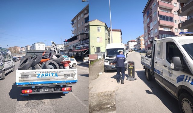 EREĞLİ’DE İŞGALE GEÇİT YOK: KALDIRIMLAR TEMİZLENİYOR