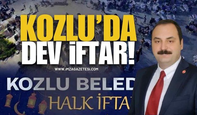 Kozlu Belediyesi’nden Dev İftar Daveti...