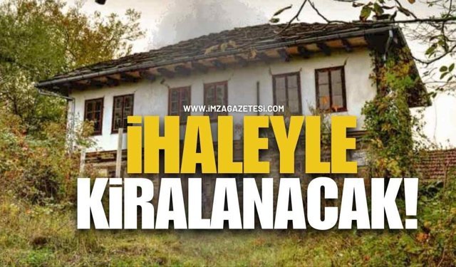 Kültür Tescilli Bahçeli Kargir Ev İhaleyle Kiralanacak!