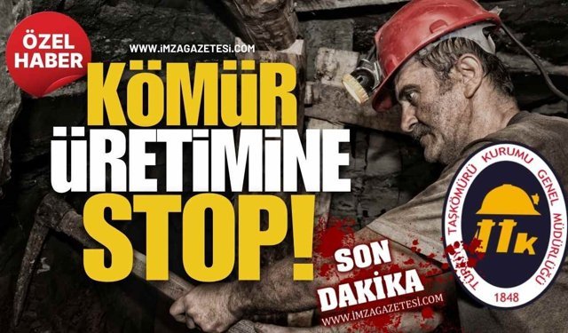 Son Dakika! TTK’da Bayramda Kömür Üretimi Stop!