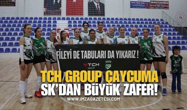 TCH Group Çaycuma SK Kadın Voleybol Takımı’ndan Büyük Zafer!