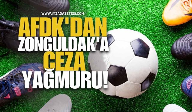 Zonguldak Amatör Futbol Disiplin (AFDK) Kurulu Cezaları Açıklandı