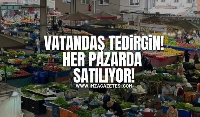 Zonguldak'ta Vatandaş Tedirgin! Her pazarda satılıyor! Üzerinde marka yok!