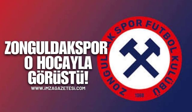 Zonguldakspor o hocayla görüştü!