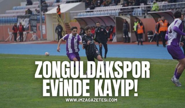 Zonguldakspor evinde kayıp!