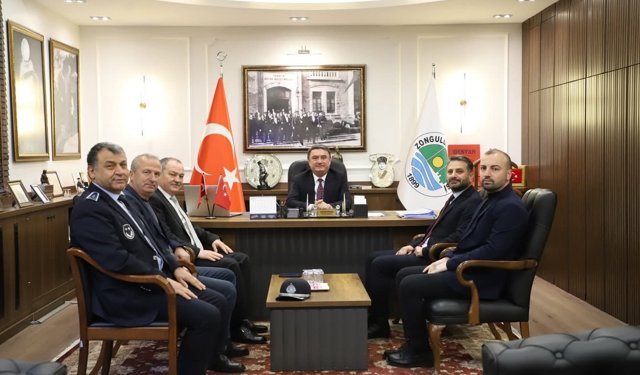Zonguldak Belediye Başkanı Tahsin Erdem’e Çatalağzı ve Muslu Belediye Başkanlarından Ziyaret