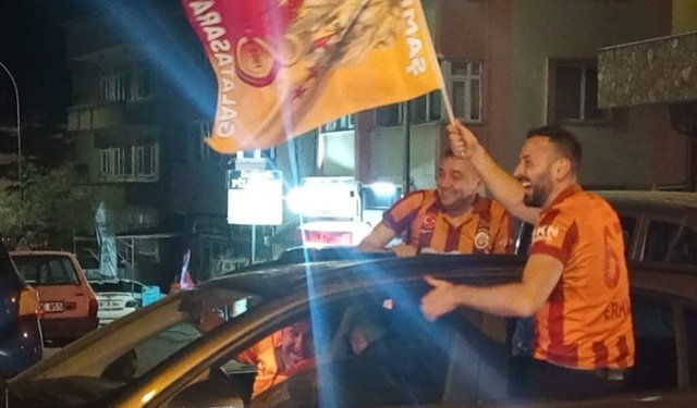 Zonguldak'ta Galatasaray'ın galibiyet Coşkusu Sokaklara Taştı!