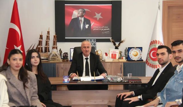 AK Gençlerden Necdet Karaveli'ye Ziyaret
