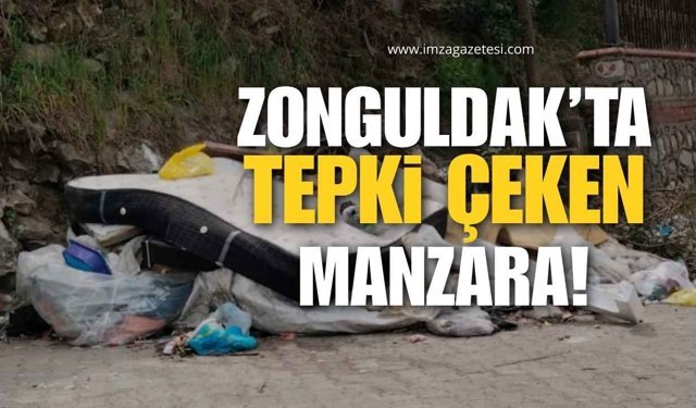 Zonguldak'ta Kent Merkezine Çöp Krizi!