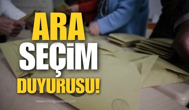 Zonguldak’ta Muhtarlık Ara Seçimi Duyurusu!