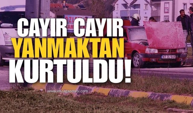 Cayır Cayır Yanmaktan Dikkati Kurtardı!
