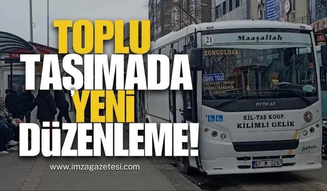 Çatalağzı, Kilimli ve Filyos İçin Toplu Taşımada Yeni Düzenleme Yolda!