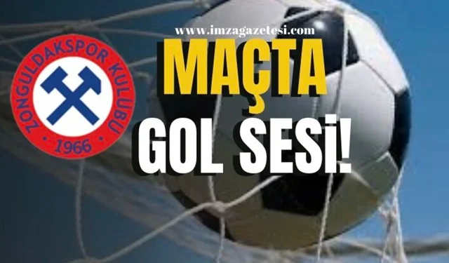Pazarspor Zonguldakspor maçında ilk gol sesi