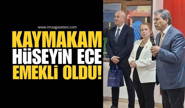 Kozlu Kaymakamı Hüseyin Ece Emekli Oldu