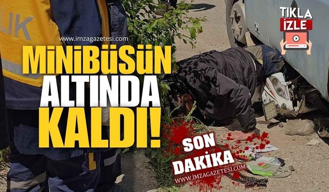 Minibüsün Altında Kaldı!