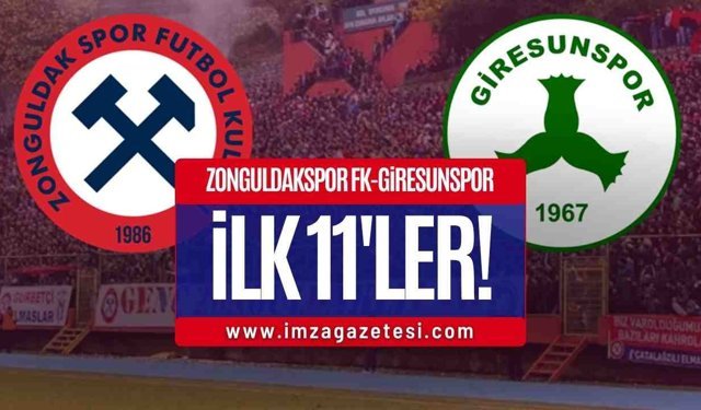 Zonguldakspor Giresunspor Maçı İlk 11 Açıklandı