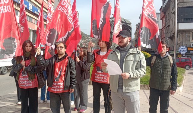 Zonguldak’ta Öğrencilerden Saldırı ve Şiddet Olaylarına Tepki