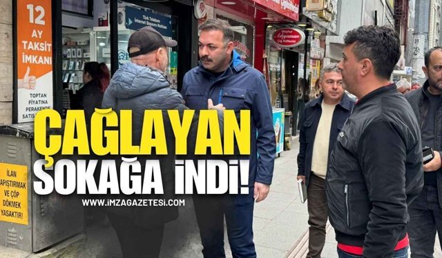 Zonguldak'ta Saha Çalışmaları Tam Gaz: Başkan Çağlayan Esnafın Nabzını Tuttu!