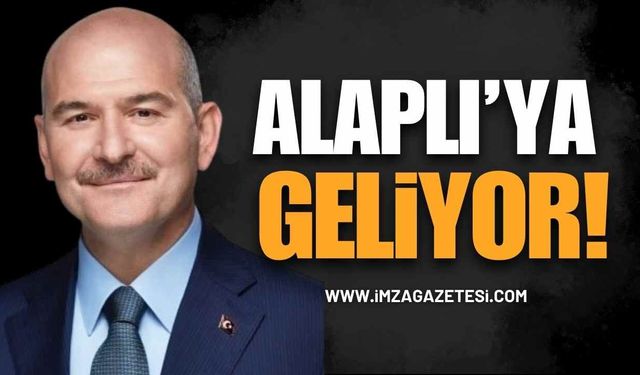 Süleyman Soylu Alaplı’ya Geliyor