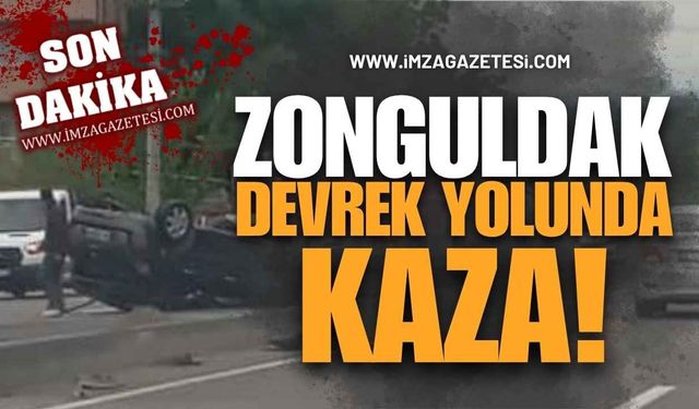 Zonguldak-Devrek Yolunda Kaza!