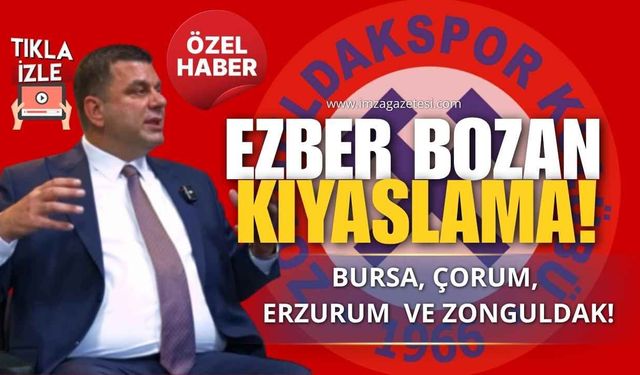 Cem Dereli’den Ezber Bozan Kıyaslama! Bursa, Çorum, Erzurum ve Zonguldak!