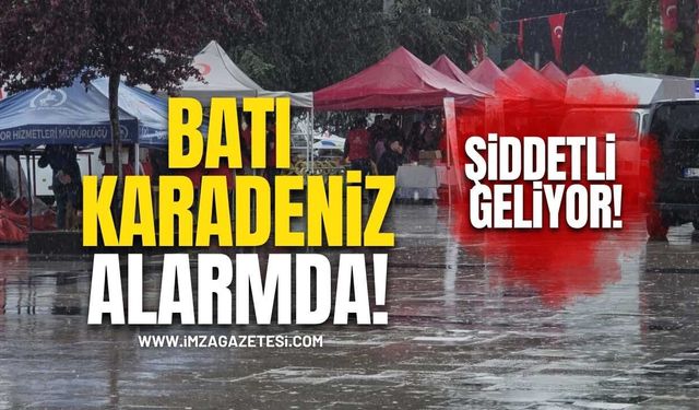 Batı Karadeniz Alarmda! Çok Şiddetli Geliyor!
