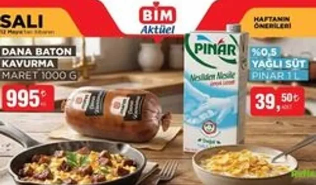 BİM 12 Mayıs 2026 Aktüel Kataloğu Salı Fırsatları Raflarda