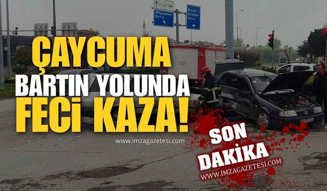 Çaycuma-Bartın Yolunda Feci Kaza!