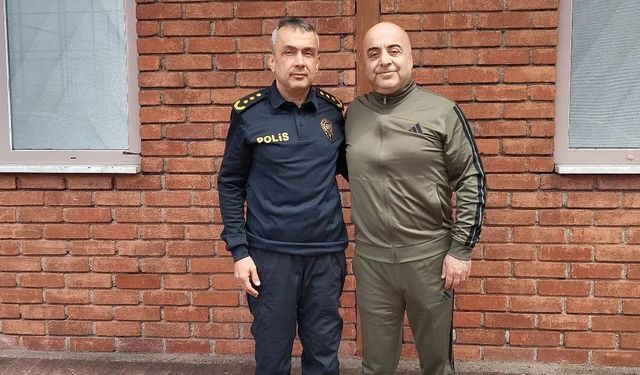 Kilimli İlçe Emniyet Müdüründen İlçe Gençlik Spor Müdürüne Ziyaret