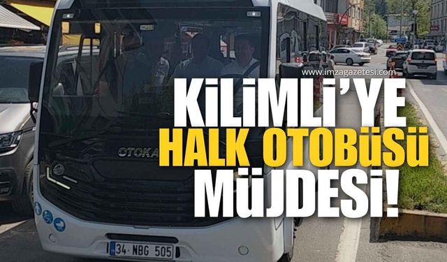Kilimli’ye Halk Otobüsü Müjdesi!