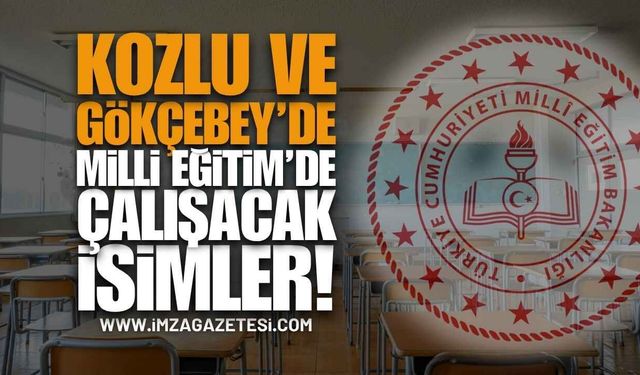 Kozlu ve Gökçebey Milli Eğitim İUP Kura Sonuçları Açıklandı! İsimler Belli Oldu
