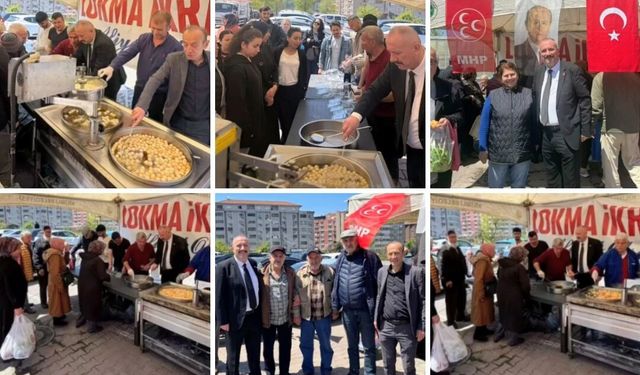 MHP Kilimli Teşkilatı Şehitlerimiz İçin Lokma Hayrı Dağıttı