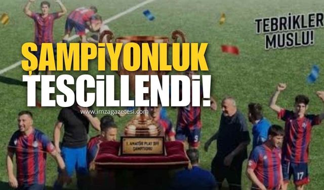 Muslu Belediyespor’a Hükmen Mağlubiyet Kararı! Şampiyonluk Tescillendi