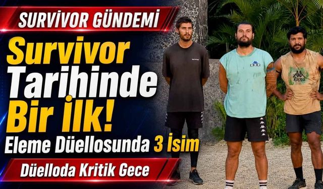 Survivor 2026’da Eleme Gecesinde Bir İlk Üç Yarışmacı Düelloya Çıktı