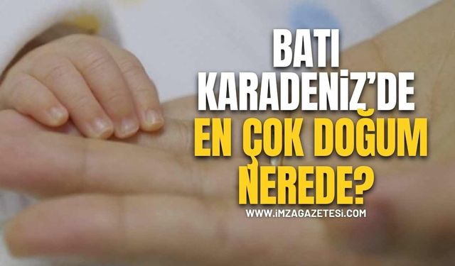 Batı Karadeniz’de En Çok Doğum Nerede? Zonguldak,Bartın ve Karabük'te Hangi İl Önde?