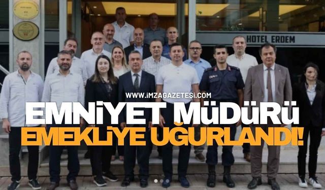 Emniyet müdürü emekliye uğurlandı!