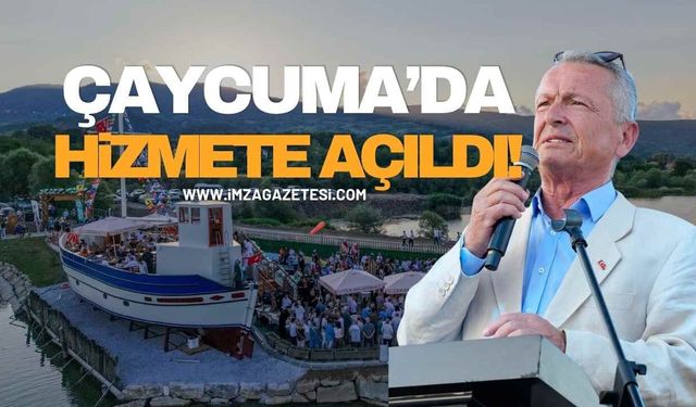 Çaycuma’da Vizyon Proje: “Çektirme Kafe” Hizmete Açıldı