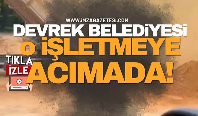 Devrek Belediyesi O İşletmeye Acımadı!