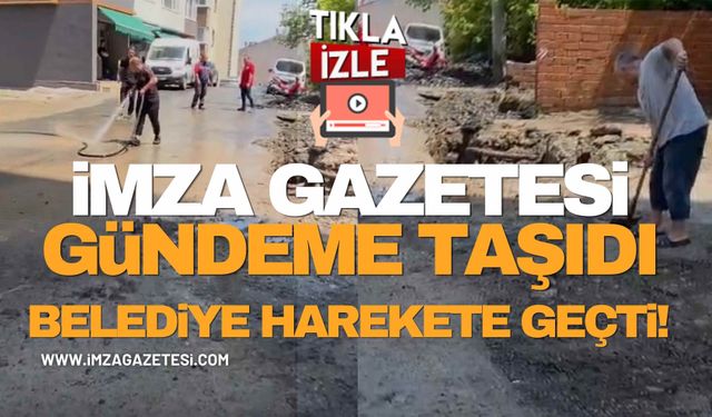 İmza Gazetesi Gündeme Taşıdı, Kozlu Belediyesi Harekete Geçti!