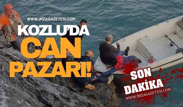 Kozlu’da Sarp Kayalıklarda Can Pazarı!