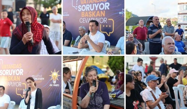 Vatandaş Sordu, Başkan Cevapladı! Kilimli'de Samimi Buluşma