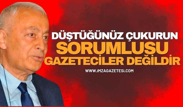 ÇGD Zonguldak Şube Başkanı Ali Ayaroğlu’ndan CHP’ye Sert Tepki: "Düştüğünüz Çukurun Sorumlusu Gazeteciler Değildir!"