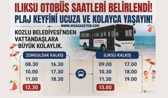 Ilıksu Otobüs Seferleri Başlıyor!