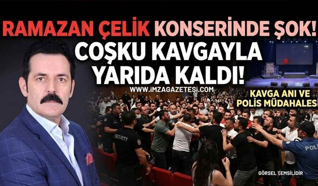 Ramazan Çelik'in Konseri Coşkusu Kavgayla Yarıda Kaldı!