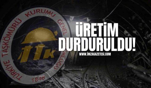 TTK Ocağında Çıkan Yangında Üretim Durduruldu!