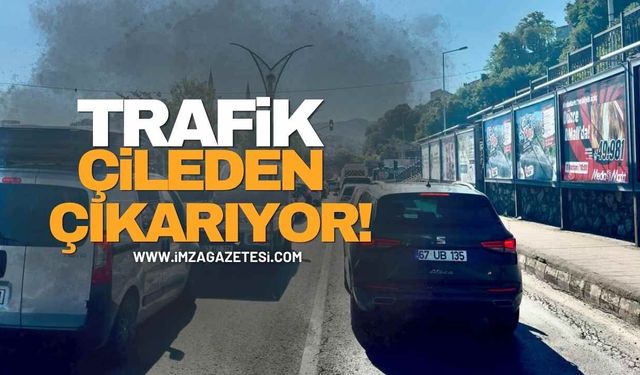 Zonguldak- Kozlu Yolundaki Trafik Çilesi Çileden Çıkarıyor!