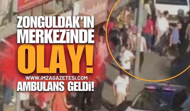 Zonguldak'ın En İşlek Noktasında Olay: Biber Gazı Sıktı