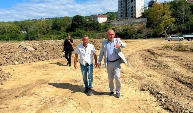 Gökçebey’de Pazar Yeri Çalışmalarına Başkan Öztürk'ten Sahada İnceleme